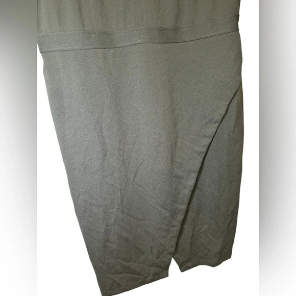 MAGGY LONDON SHORT SLEEVE DRAPED FLAP SHEATH DRESS NWT - Picture 4 of 8